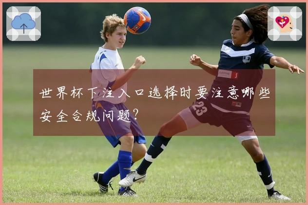 世界杯下注入口选择时要注意哪些安全合规问题？