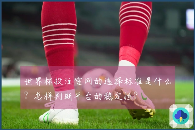 世界杯投注官网的选择标准是什么？怎样判断平台的稳定性？